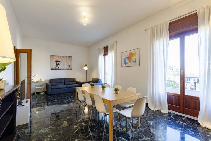 Appartamento per 7 persone, con balcone/terrazza in Albaro