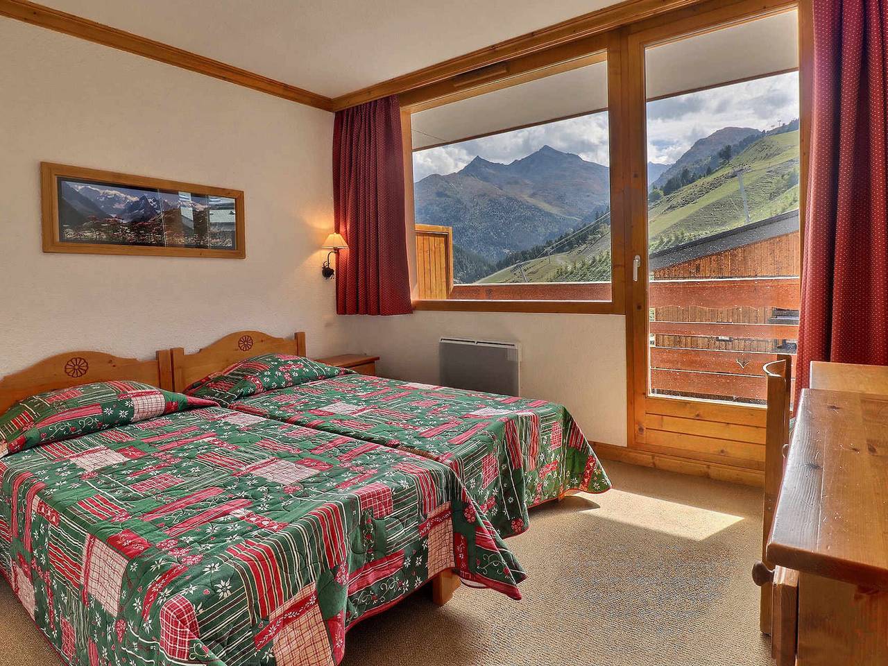 Apartamento entero, Cómodo 2 Piezas, 4 Pers., Vista y Wi-Fi Gratis in Méribel-Mottaret, Les Allues