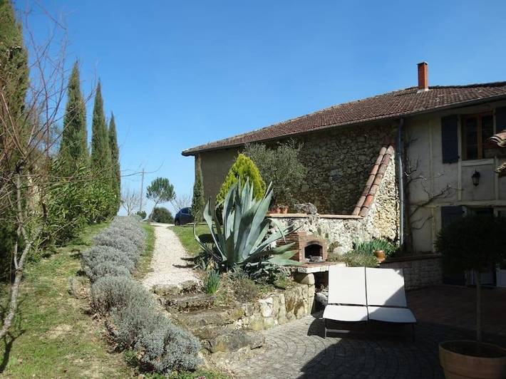 Gîte pour 4 personnes, avec jardin et vue à Faget-Abbatial