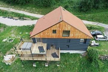 Chalet pour 20 personnes, avec sauna ainsi que vue et jardin à Ventron