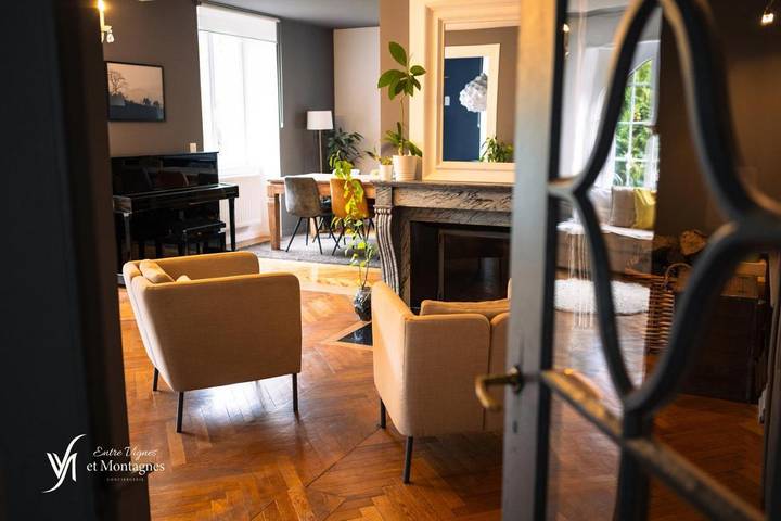 Maison de vacances pour 14 personnes, avec Balcon et Jacuzzi ainsi que Terrasse et Jardin à Le Bonhomme