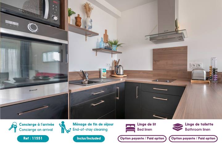 Appartement de vacances pour 3 personnes, avec jardin et terrasse en Loire-Atlantique - 3