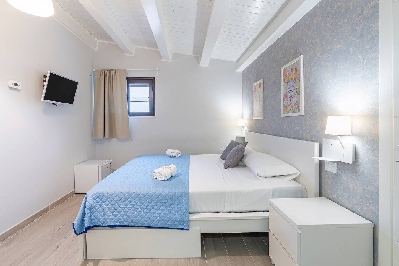 Chambre 111 "Le Saline Rooms Marzamemi" avec Wi-Fi et climatisation in Marzamemi, Pachino