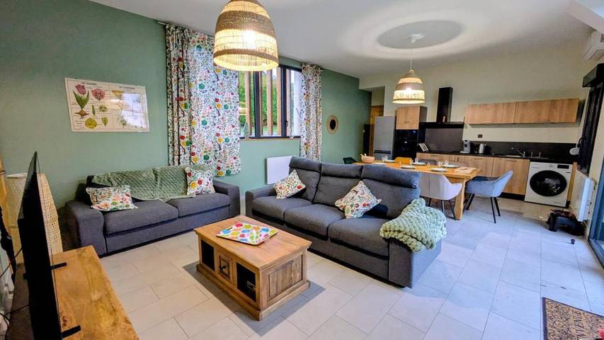 Maison de vacances pour 6 personnes, avec Terrasse ainsi que Jardin et Vue