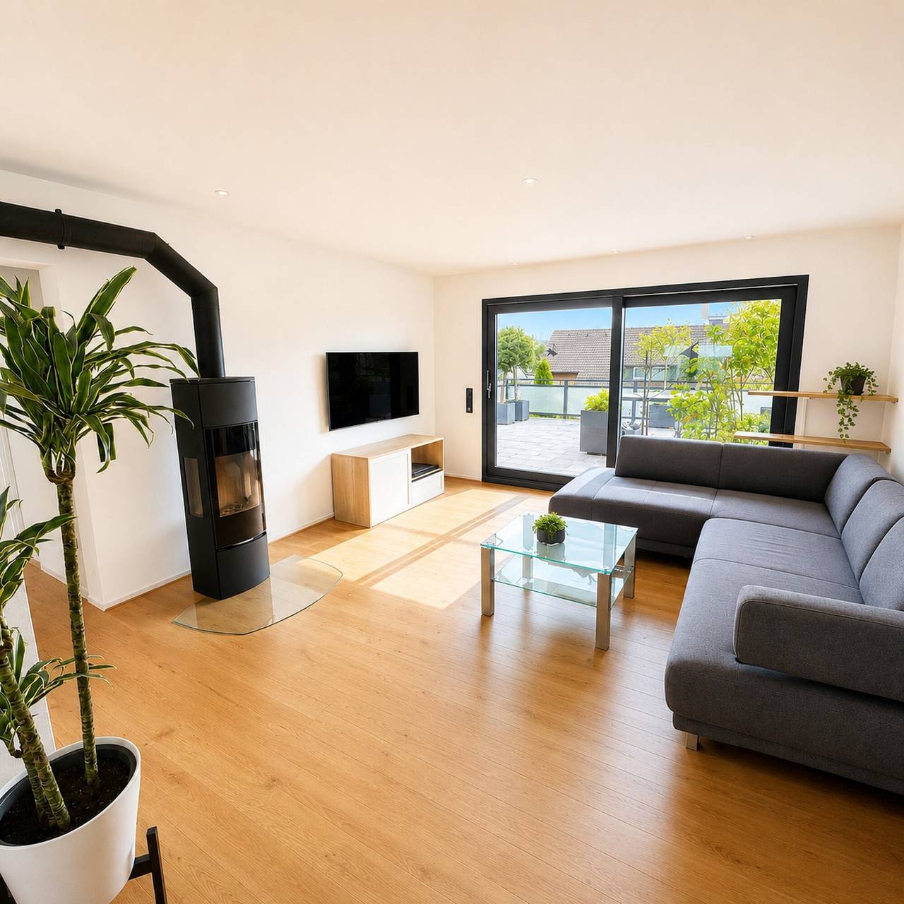 Hel lejlighed, Apartment 'Haus Biggeglück' with Private Roof Terrace & Walk to Lake Biggesee in Olpe, Biggesee