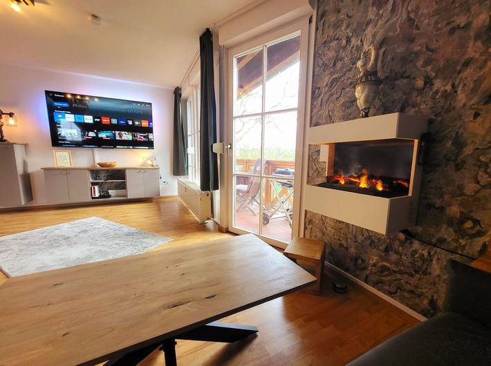 Apartamento entero, Ruhig gelegene Ferienwohnung mit Meerblick - Ferienwohnung Blick auf Vilm in Putbus, Rügen
