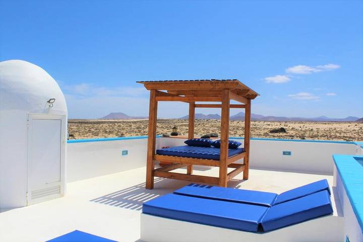 Casa rural para 4 personas, con piscina además de jardín y vistas en Corralejo - 4