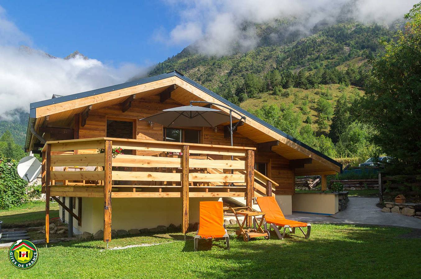 Casa de huéspedes para 4 personas con terraza in Valjouffrey, Parque Nacional de los Ecrins