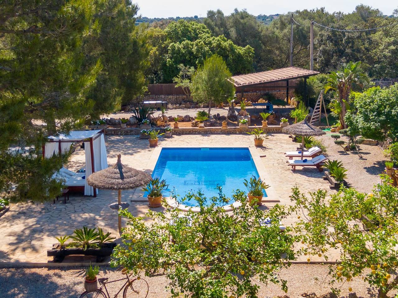 Son Mulet - Bonita villa con piscina privada y jardín en Llubí in Llubí, Interior de Mallorca