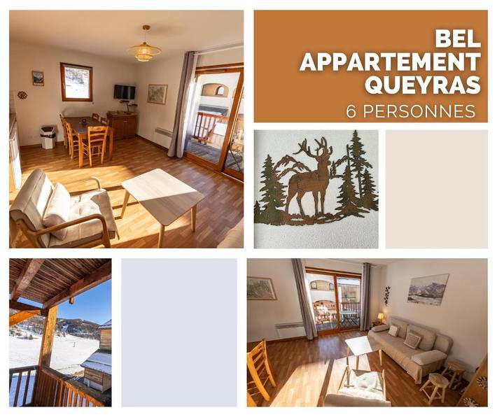 Gîte pour 6 personnes, avec jardin ainsi que piscine et vue à Arvieux - 3