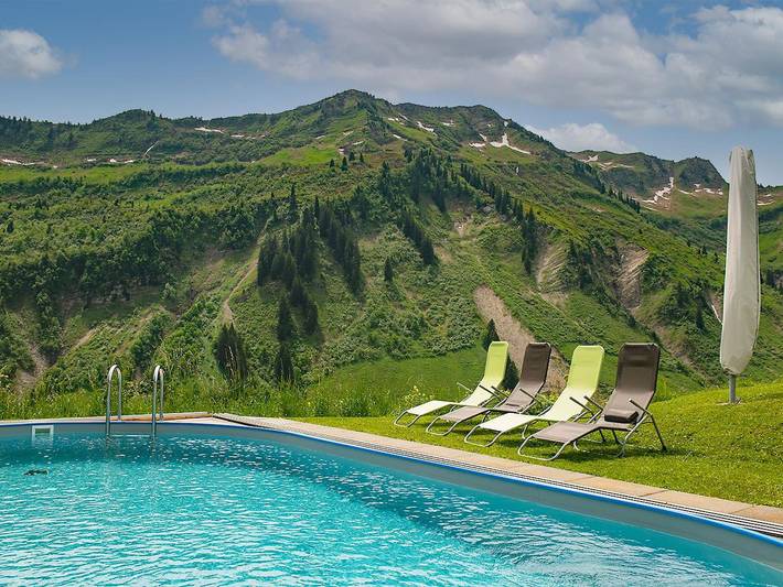 Ferienwohnung für 2 Personen, mit Garten und Terrasse sowie Pool in Damüls - 4