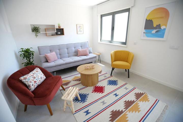 Ferienhaus mit meerblick für 7 Personen, mit Balkon und Terrasse sowie Ausblick in Lagos
