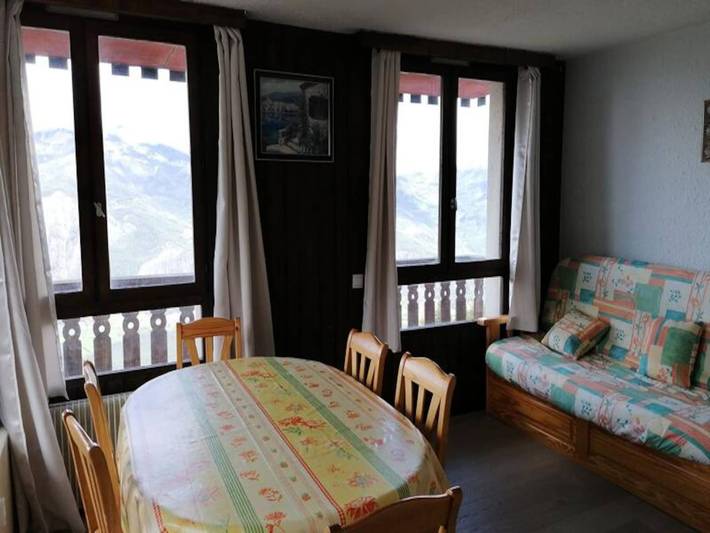 Gîte pour 5 personnes, avec balcon, animaux acceptés dans Office de Tourisme de Pra-Loup
