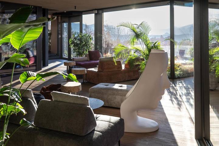 Hôtel pour 2 personnes, avec jardin et sauna ainsi que piscine et vue, animaux acceptés à Fai della Paganella - 3