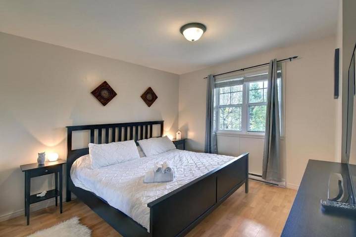 Maison pour 4 personnes, avec vue et jardin dans Mont-Tremblant