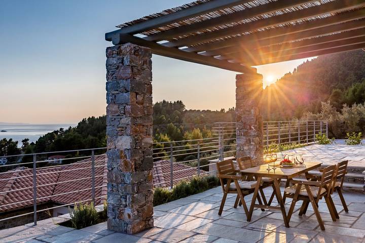 Ferienhaus für 4 Personen, mit Meerblick und Balkon sowie Terrasse und Garten auf Skopelos - 4
