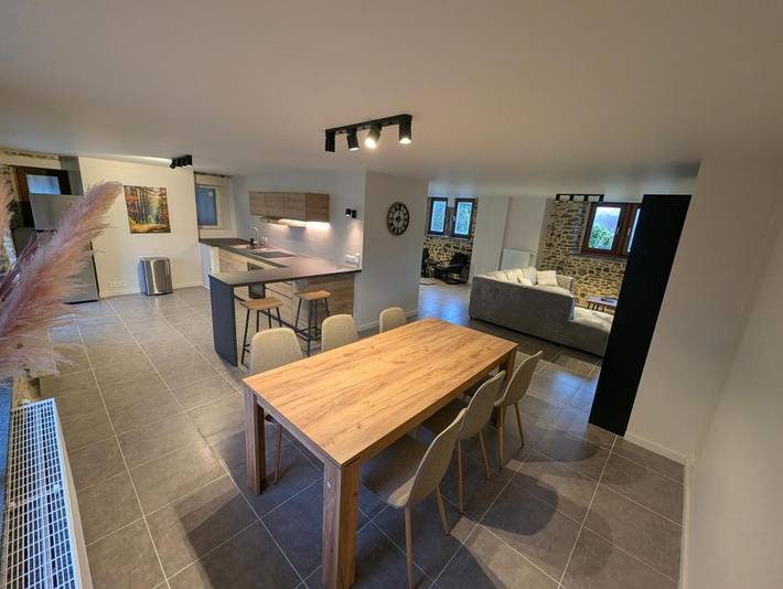 Location de vacances pour 8 personnes, avec jardin ainsi que terrasse et vue, animaux acceptés à Baelen - 3