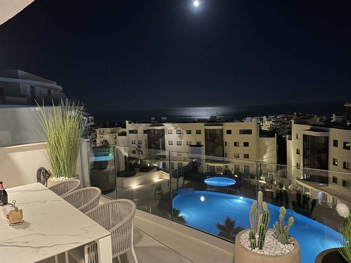 Apartamento de vacaciones para 6 personas, con piscina y jardín, Familias con niños en Fuengirola