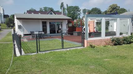Ferienhaus mit Meerblick für 2 Personen, mit Terrasse im Stettiner Haff
