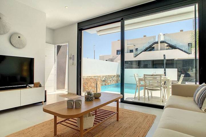 Villa con piscina privada y azotea in Santiago de la Ribera, San Javier