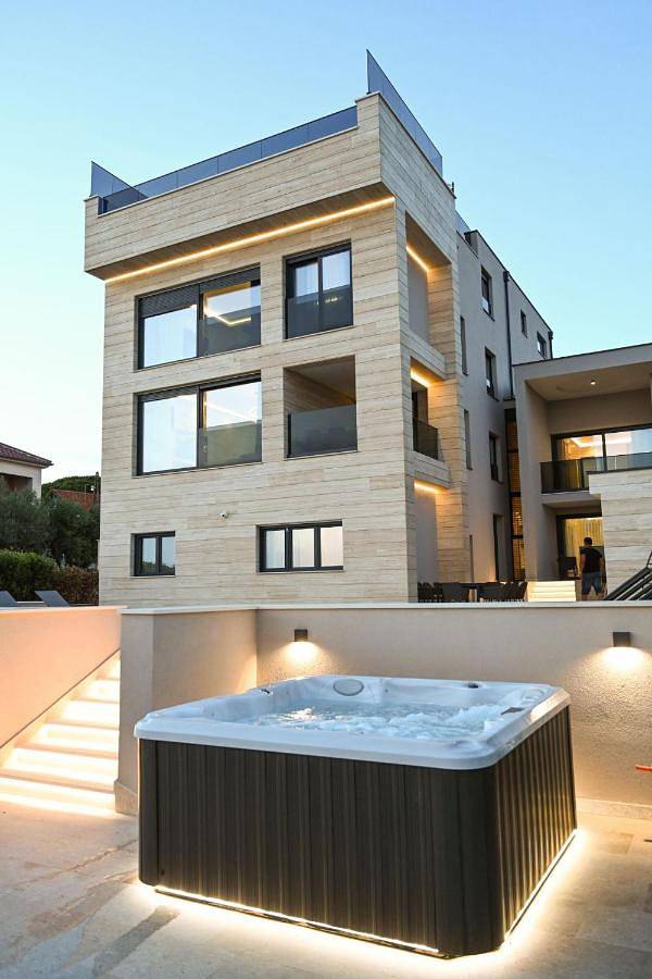 Deluxe Double or Twin Room with Ocean View in Kožino Beach, Zadar (Municipality)