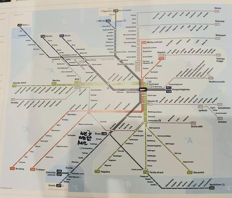 Appartement entier, Studio close to city, Sthlm fair, free parking in Huddinge, Mer Baltique suédoise