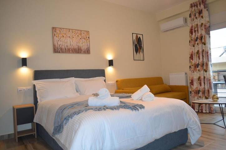 Ferienwohnung für 4 Personen, mit Garten und Ausblick in Volos