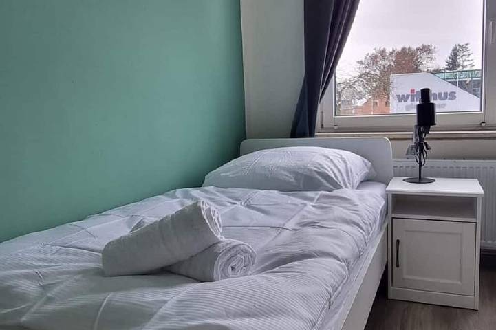 Appartement entier, Chambre twin en emplacement central in Brême, État de Brême