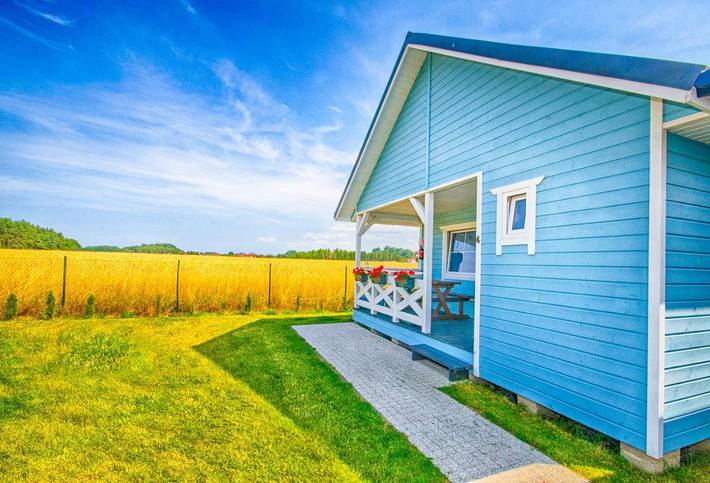 Ferienhaus für 8 Personen, mit Garten und Ausblick