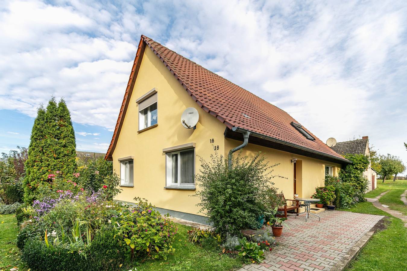 Apartamento entero, Apartamento 'Im Blumengarten' con wifi, terraza y jardín en Angermünde in Schmargendorf, Angermünde
