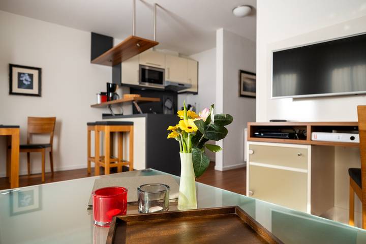 Ferienwohnung für 3 Personen, mit Garten und Sauna in Horumersiel