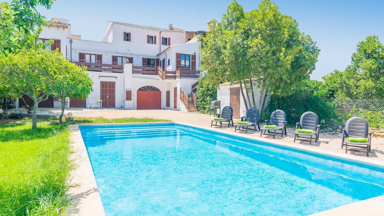 Villa for 10 people with pool in Capdepera, East Majorca
