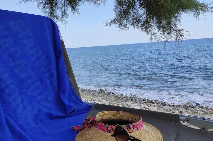 Ferienwohnung für 3 Personen, mit Balkon und Garten