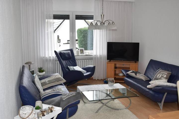 Ferienwohnung für 5 Personen, mit Terrasse und Garten sowie Ausblick in Herford