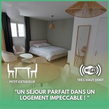 Gîte pour 2 personnes, avec balcon à Monnaie