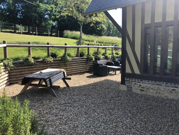 Location de vacances pour 6 personnes, avec vue et jardin, animaux acceptés à Bonneville-la-Louvet - 3