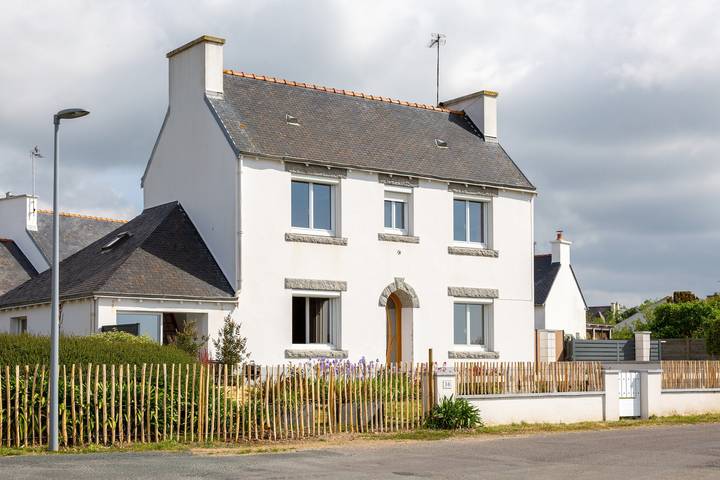 Maison de vacances « L'escale bleue » avec terrasse partagée, jardin privé et Wi-Fi in Guilvinec, Côte de Cornouaille