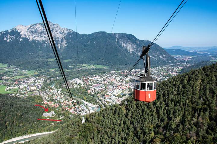 Ganze Ferienwohnung, Ferienwohnungen Schwänchen - Rupertusschwänchen 29 qm in Bad Reichenhall, Berchtesgadener Alpen