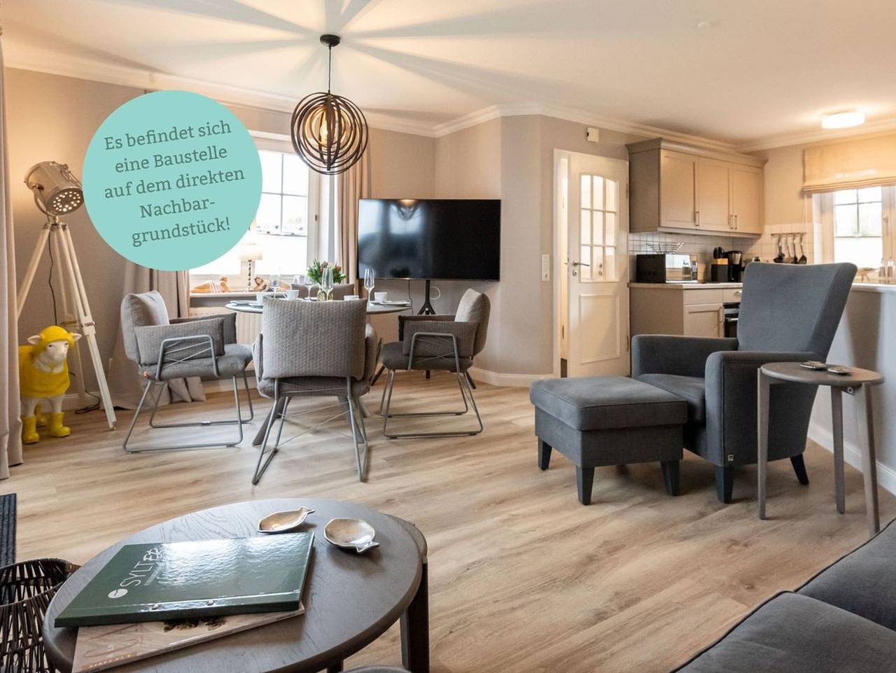 Ganze Ferienwohnung, Achter Dünem, Whg. 4 - Strandnahe 3-Zimmer Ferienwohnung auf 70 m² Wohnfläche, für bis zu 4 Personen in Wenningstedt, Sylt