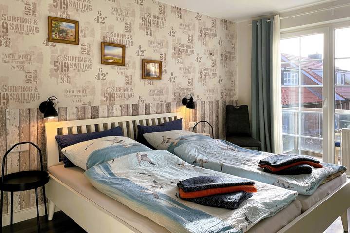 Ferienwohnung für 4 Personen, mit Ausblick und Sauna sowie Balkon in Wittdün - 2