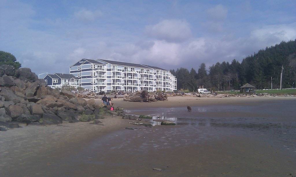 Ganze Wohnung, Schöne am Strand, Siletz Bay-Front Lincoln City, Eigentumswohnung, Wireless-Lan, Ozean-Blick auf die Bucht in Lincoln City, Lincoln County (OR)