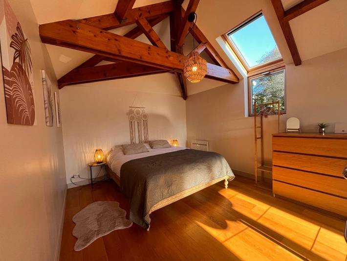 Maison de vacances pour 4 personnes, avec vue et jardin