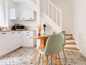 Gîte pour 2 personnes, avec jacuzzi et jardin à Étaples