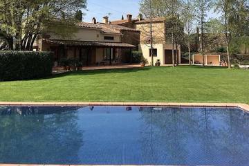 Casa rural para 7 personas, con jardín en Cruilles