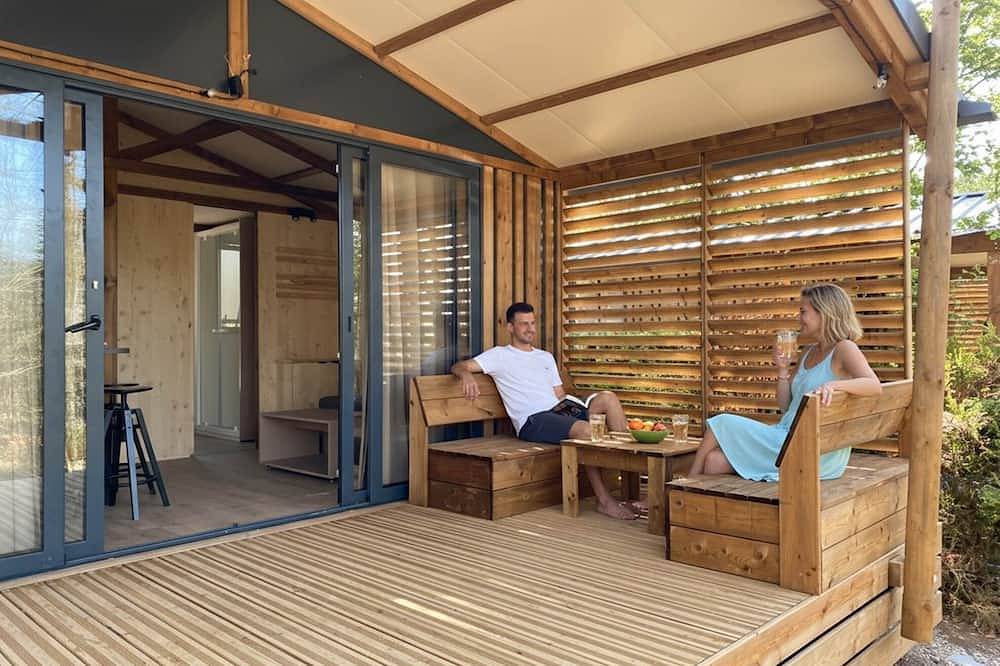 Hy•Lødge Spa n°1 : Chalet Romantique pour 2 Personnes avec Spa Privatif in Anould, Saint-Dié-des-Vosges