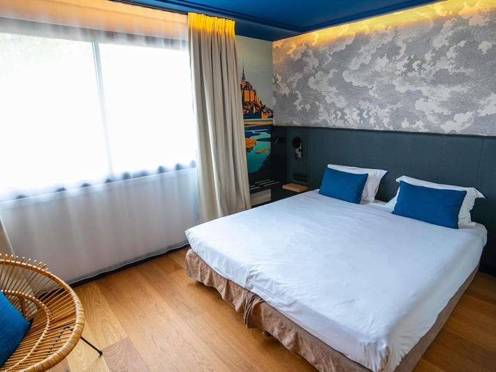 Hôtel pour 2 personnes, avec jardin, animaux acceptés au Mont-Saint-Michel