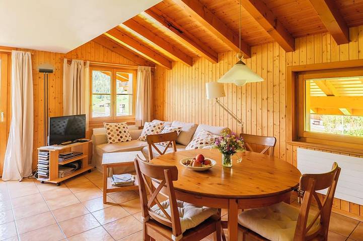 Ferienwohnung für 8 Personen, mit Balkon und Sauna in Les Diablerets