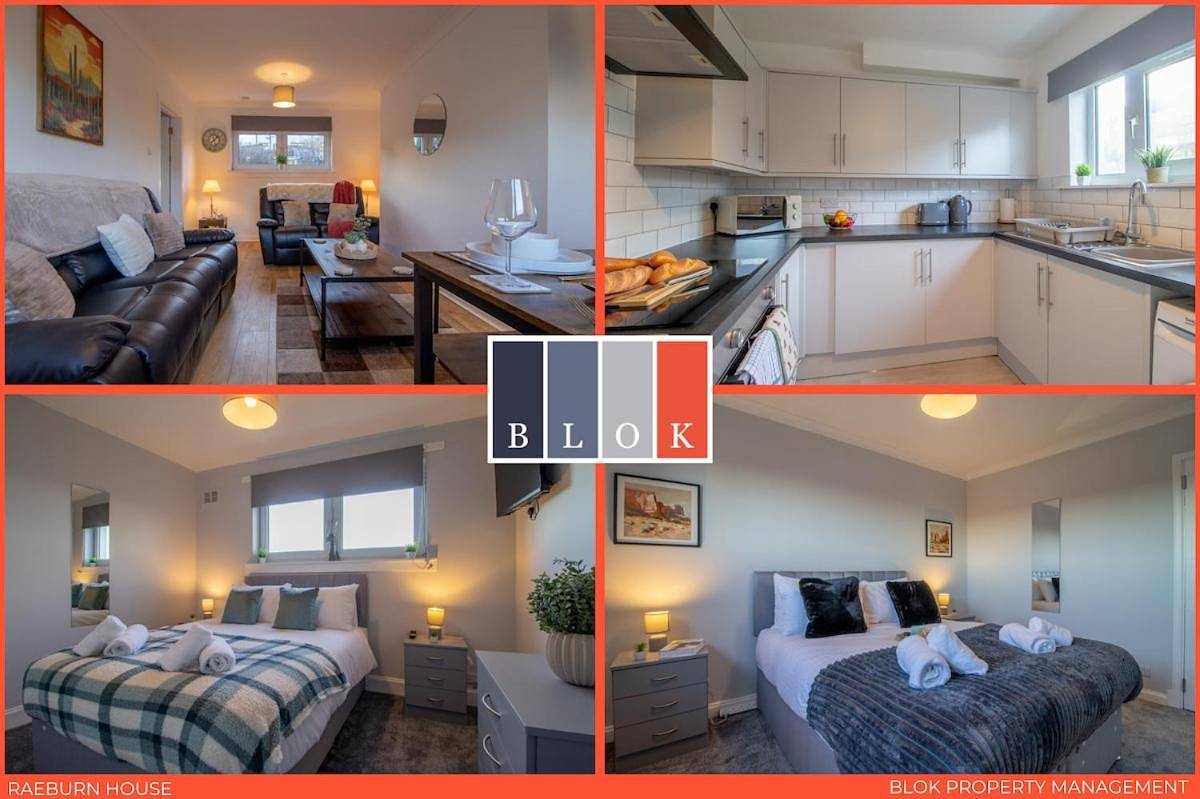 Appartement entier, Raeburn House- 3 Bedrooms, 2 Bathrooms in Hamilton in Hamilton, South Lanarkshire