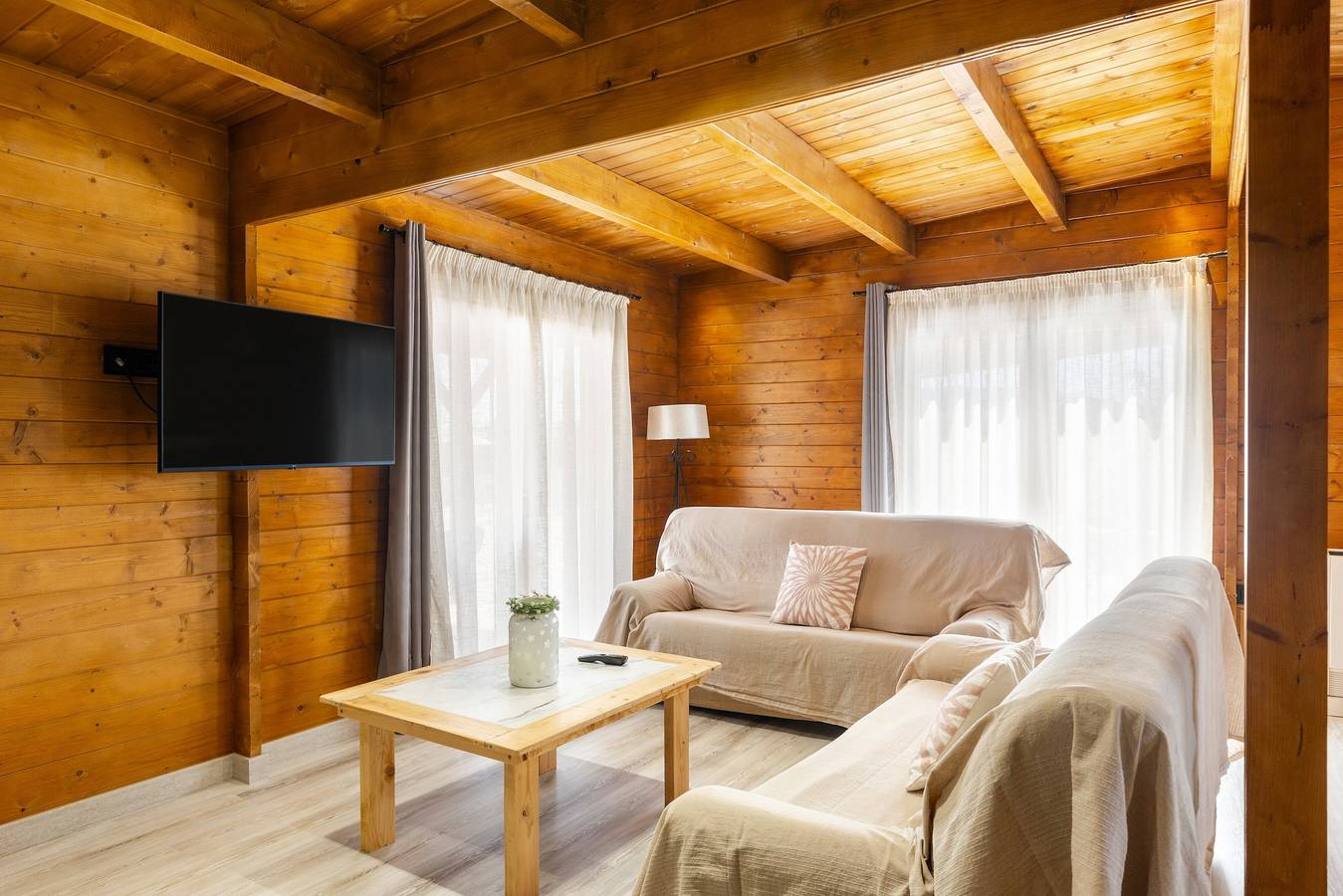 Holzhütte Cortijo la Jimena 2 (mit privatem Pool) in Caravaca de la Cruz, Murcia Binnenland
