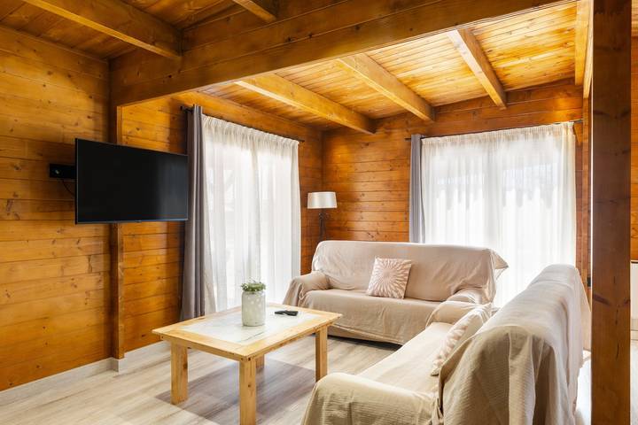Holzhütte Cortijo la Jimena 2 (mit privatem Pool) in Caravaca de la Cruz, Murcia Binnenland